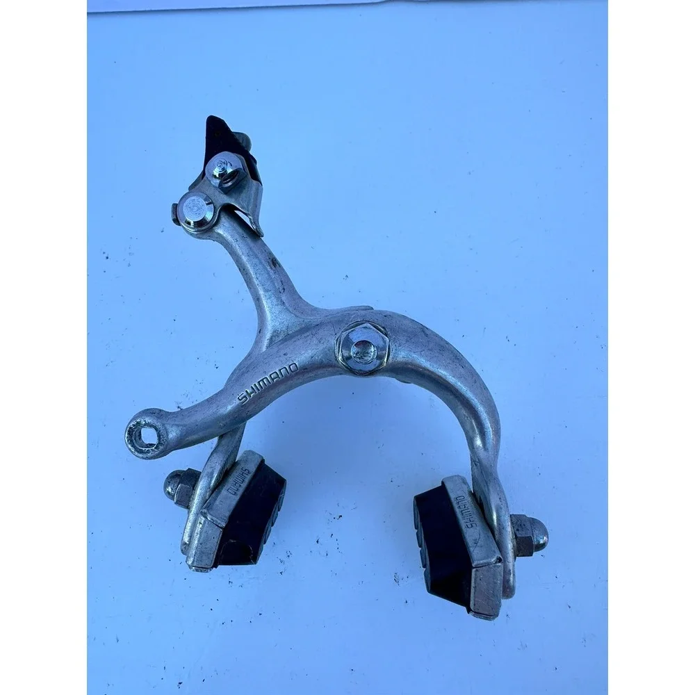 Vintage Shimano BR-Z57 Silver Aluminum Side Pull Road‎ Bike Caliper Brake Set